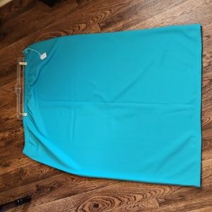 Women's size 4X blue pencil skirt